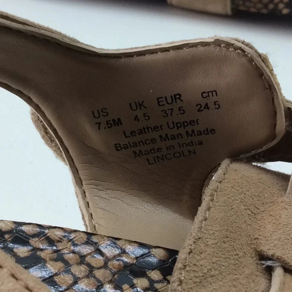 Naturalizer Tan Thong Sandals Platform - Picture 7 of 8